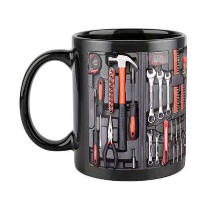 🎁2D Printing Process Mechanic Toolbox Mug