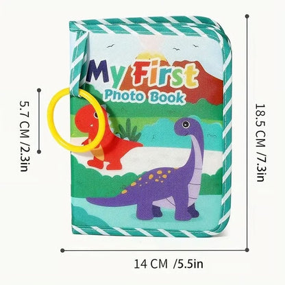 👶 My First Baby Photo Book with Safe Mirror