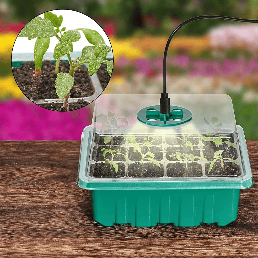 Last day Only $4.33 each - Adjustable Humidity Seed Starter Trays