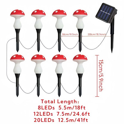 🔥LAST DAY 49% OFF - ✨Magic Solar Mushroom Light🍄