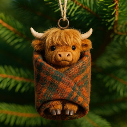 Cozy Wrapped Critters Ornament