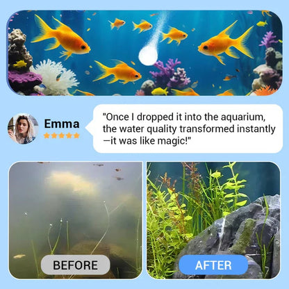 🥳2026 HOT SALE🐠💧 Fish Tank Purification Tablets – Clears Cloudy Water & Reduces Algae Fast