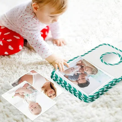 👶 My First Baby Photo Book with Safe Mirror