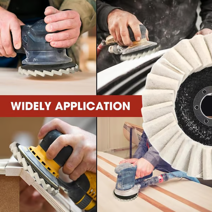 🛠️ Premium Wool Felt Polishing Flap Disc for Angle Grinders