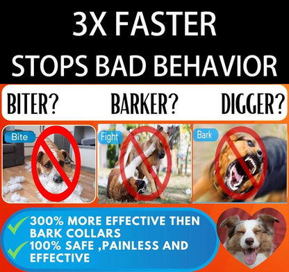 Dog Bark Stopper, Dog Bark Deterrent Deters，Barks no More Dog Training Device