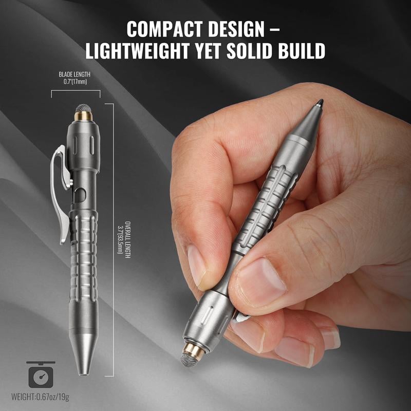 MP1 Multi-Functional Titanium Pen – Ultimate EDC Pocket Tool