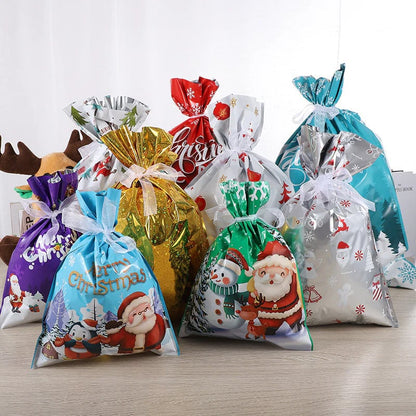 MerryPouch Weihnachts-Geschenktüten mit Kordelzug 