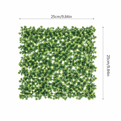 🌿 DIY 25"x25" Milan Grass Artificial Plant Wall Panel – Lush Green Decor ✨