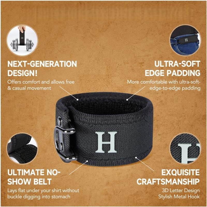 Unisex Tactical Elastic Belt – Soft, Adjustable, No Buckle Design