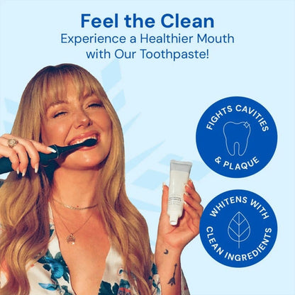 🦷  Fluoride-Free Hydroxyapatite Teeth Whitening Toothpaste with Coconut Oil & Xylitol ❄️