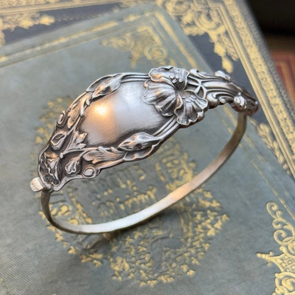 🔥LAST DAY 59% OFF✨Handmade Sterling Spoon Bangle - Crafted from Authentic Vintage Silverware
