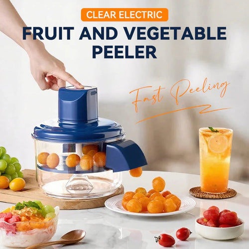 🥔 Hands-Free Electric Fruit & Vegetable Peeler – Fast, Safe & Mess-Free