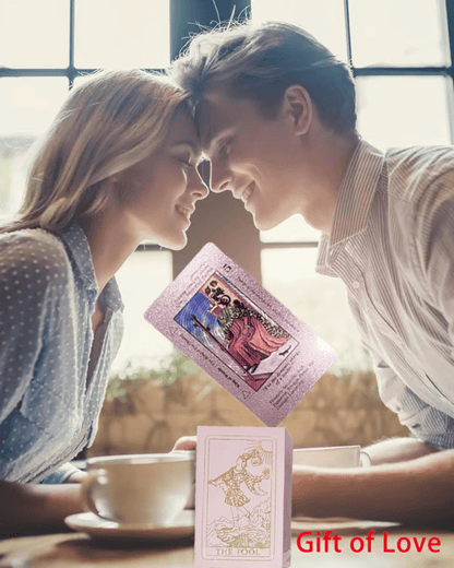 🔥Witchy Cauldron Rose Gold Tarot Cards with Guide Book