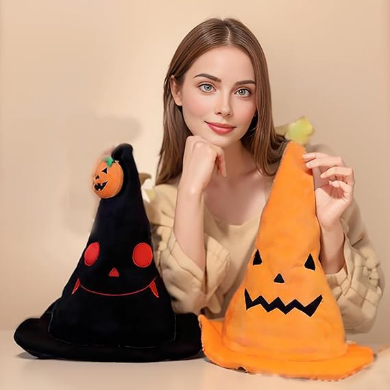 Halloween elektrisch leuchtender Kürbishut