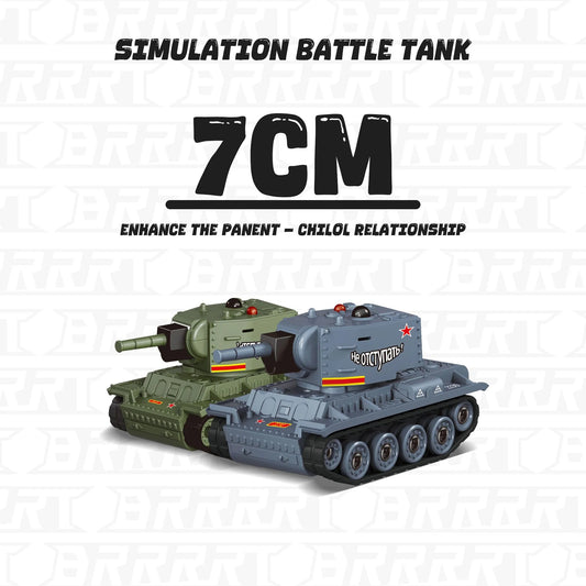 🎁Hot Sale 49% Off  -Mini RC Battle Tank with Infrared Combat & Rotating Turret