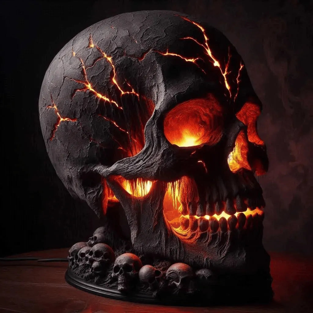 🔥3D Skull Candle Photo Frame⚡
