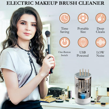 🔥🔥Automatic Makeup Brush Cleaner Machine