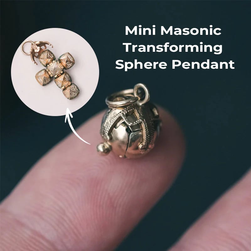 🔥Mini Masonic Transforming Sphere Pendant