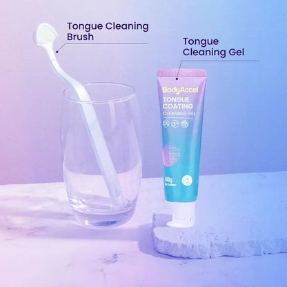 💥BodyAccel Tongue Cleaning Gel Band Brush👄