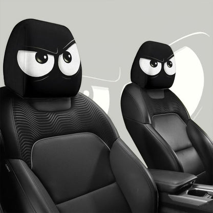 😆 Lustige Cartoon-Kopfstützenbezüge fürs Auto – 2 Stück, universelle Passform 🚗