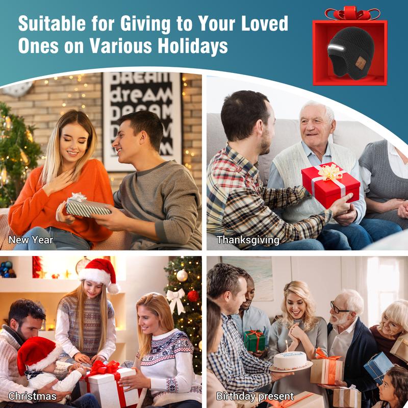 TR-BTD3 Smart Bluetooth Beanie with 3-Stage LED Lighting