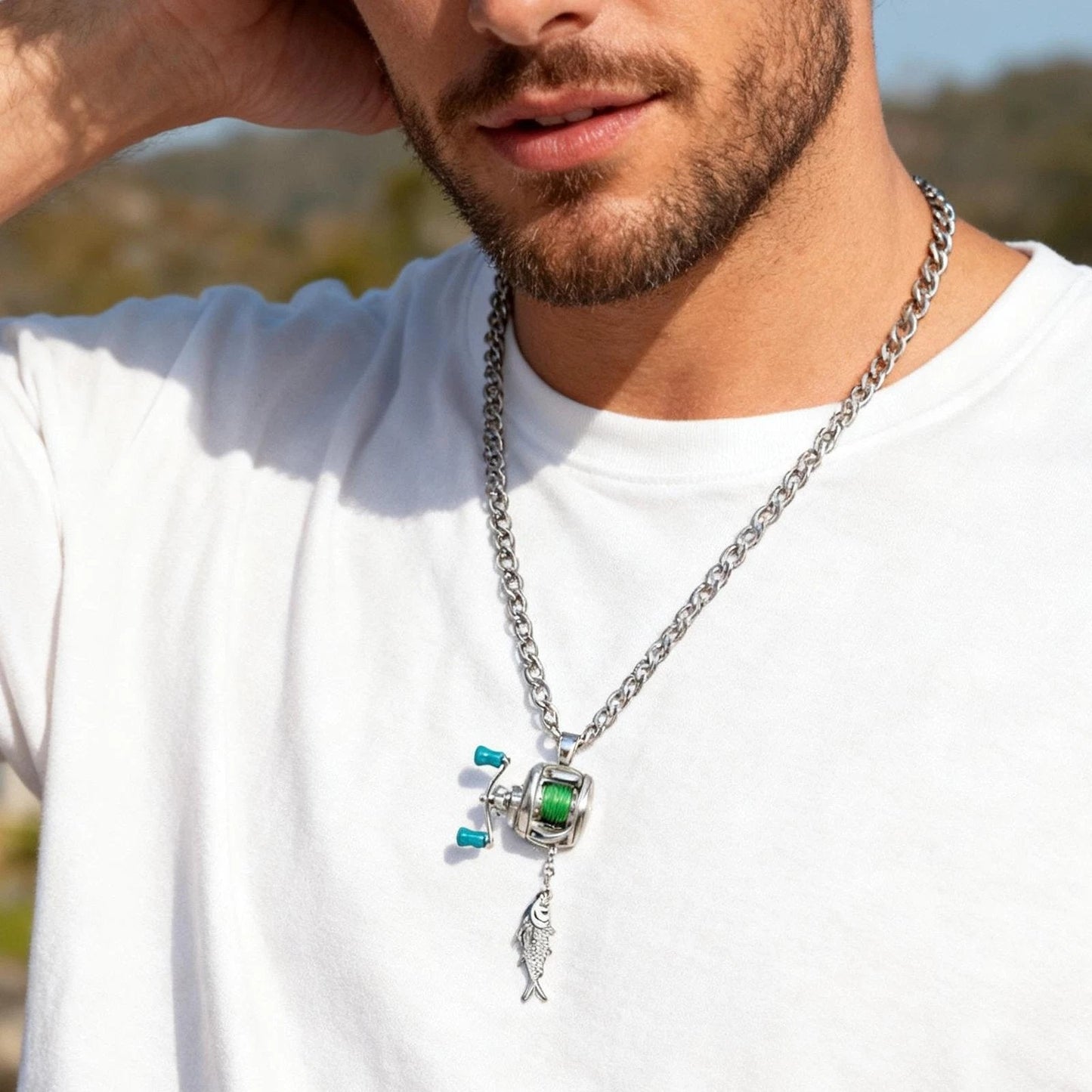 Fishing Reel Jewelry Set