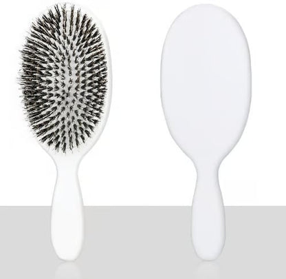 🔥Boar Bristle Paddle Brush for Smoother, Stronger & Shinier Hair