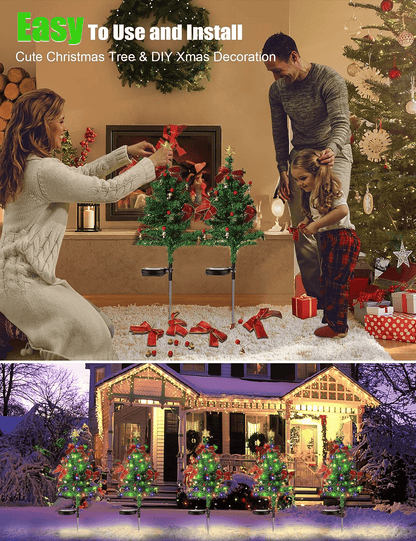 🔥Last Day 49%OFF - 🎄Solar Christmas Trees Lights Outdoor Decoration Waterproof