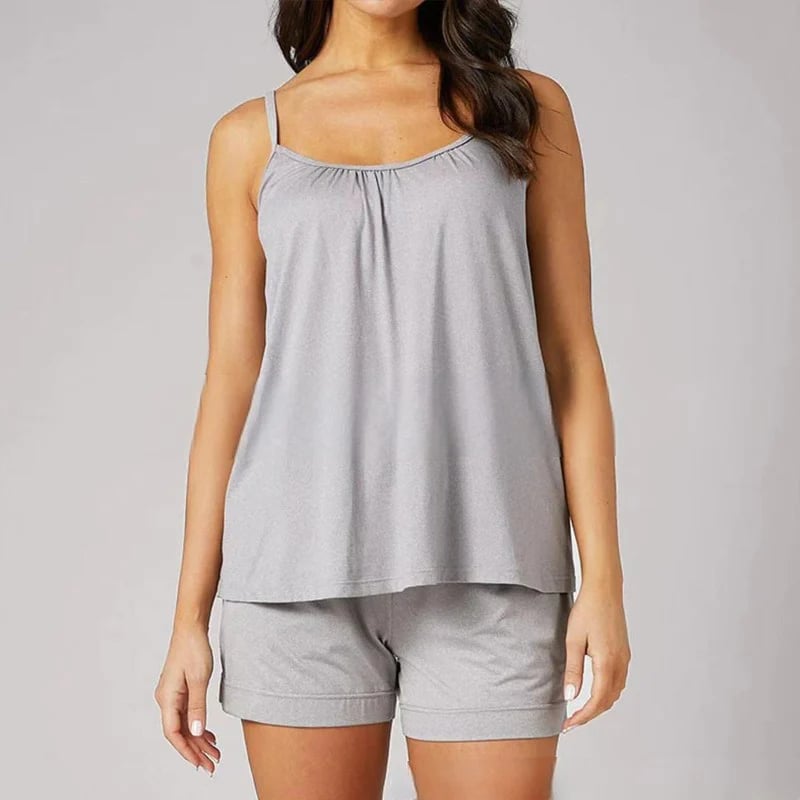 🏆Loose-fitting Tank Top With Built-in Bra