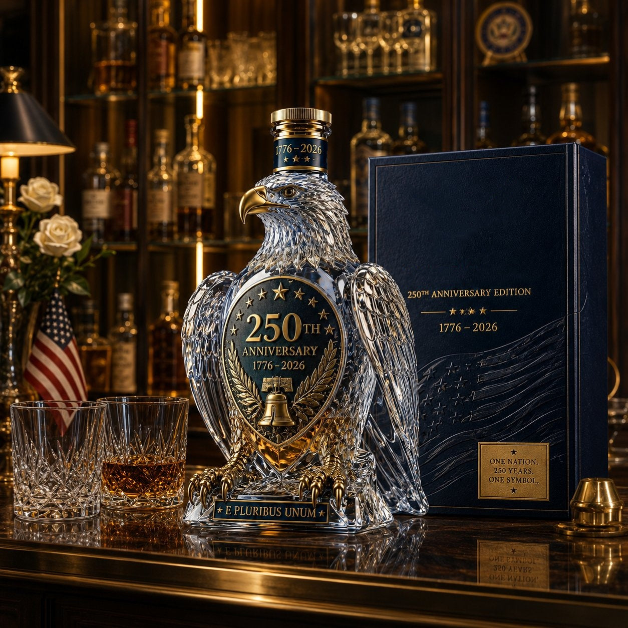 🦅Limited-Time 49% OFF & Free Shipping🔥🦅Hawk Whiskey Bottle&Cup -250th Anniversary Commemorative Bottle&Cup