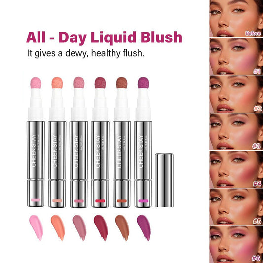 🔥LAST DAY SALE 50% OFF🔥Cheek STAY-IN Liquid Blush Long-lasting