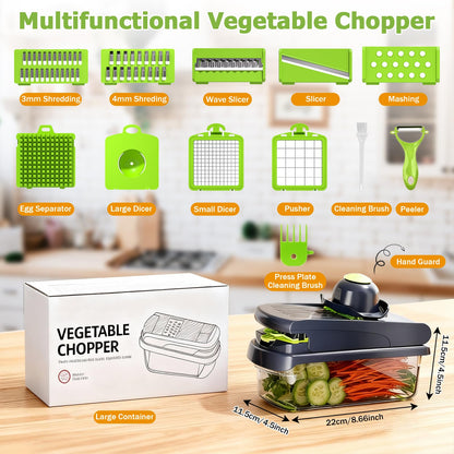 15-in-1 Multifunctional Vegetable Chopper