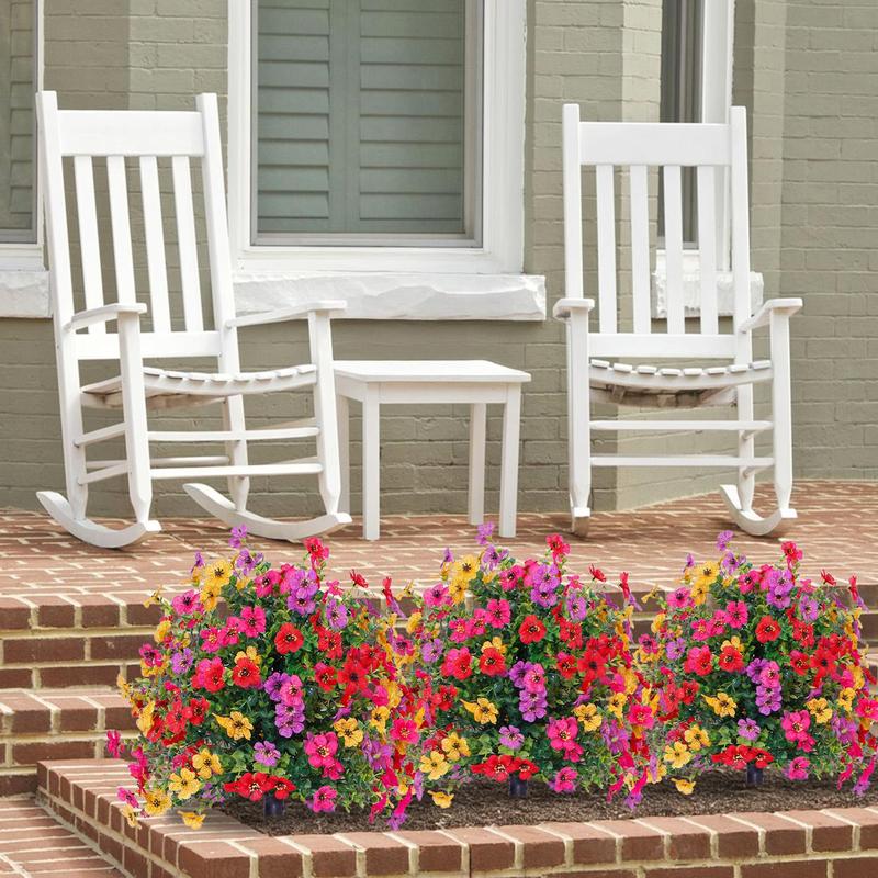 🔥 Best Seller🌸 🌿 UV-Resistant & Waterproof Artificial Daisy & Eucalyptus Stakes – Indoor & Outdoor Floral Decor