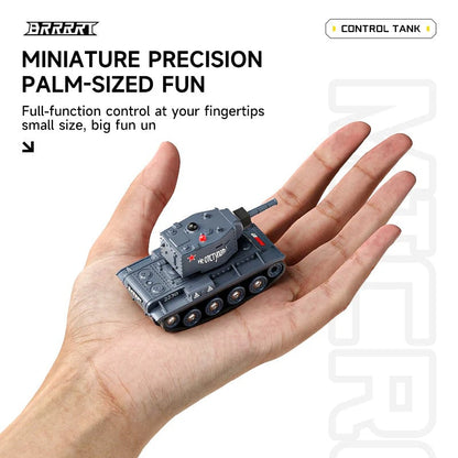 🎁Hot Sale 49% Off  -Mini RC Battle Tank with Infrared Combat & Rotating Turret