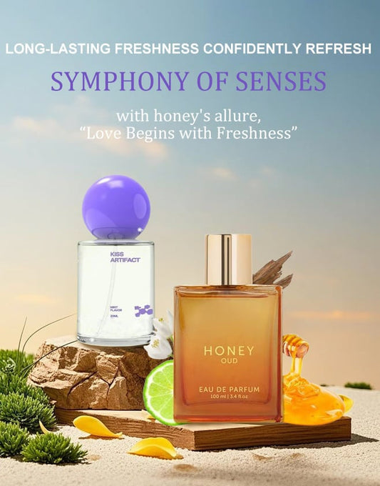 [Dual Delight] Probiotic Oral Spray + Honey Oud Perfume Set