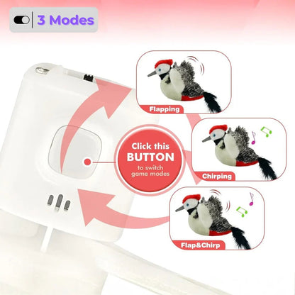 SmartBird 🐦⚡ | The Self-Play Cat Toy That Never Gets Bored!