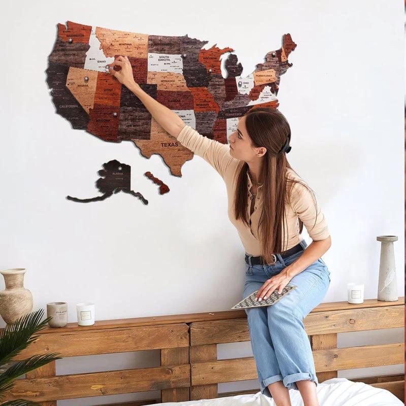 The United States  Map Puzzle Full Packed