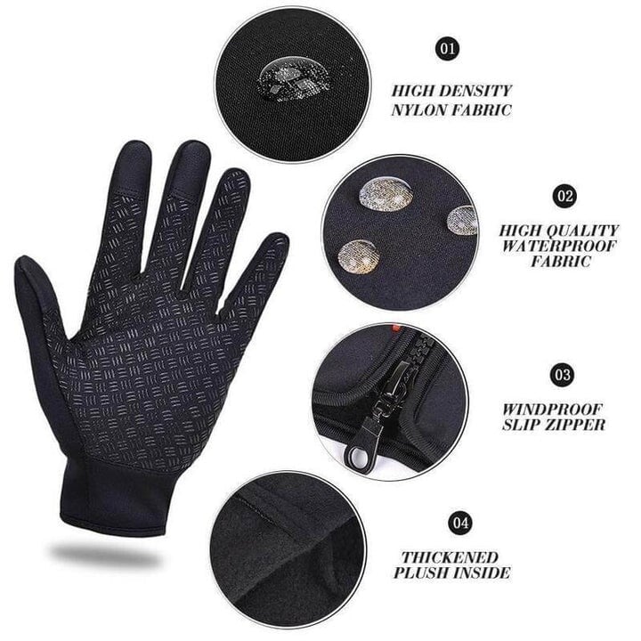 🏆 Ultimate Waterproof & Windproof Thermal Non-Slip Gloves