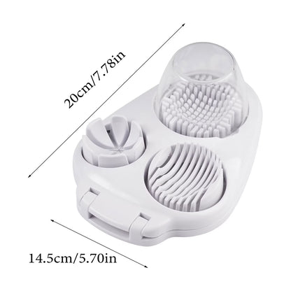 🥚3-in-1 Egg Slicer – Slice, Dice & Cut Perfectly Every Time