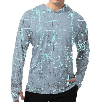 🏆Flash Sale⚡ 50K+ SOLD! Almost Gone-💥🔥Men's UPF 50+ Hooded Sun Protection Fishing Sauna Shirts,Best Gifts