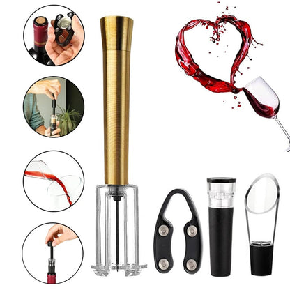 🍷Air Pump Cork Remover Wine Bottle Opener🔥