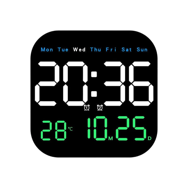 ✨Modern LED Digital Alarm Clock with Temperature Display