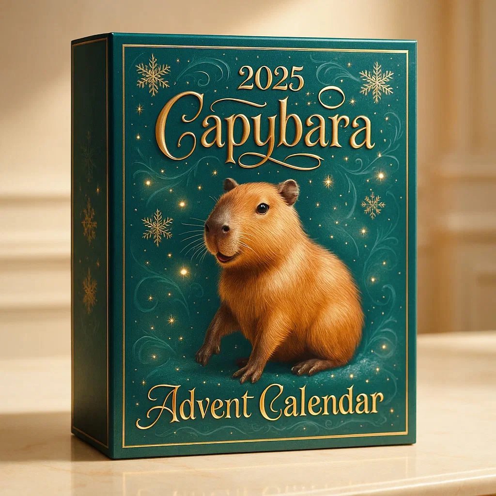 🔥Limited Edition, Only 100 Sets Left! - 🐿️Capybara Advent Calendar 2025