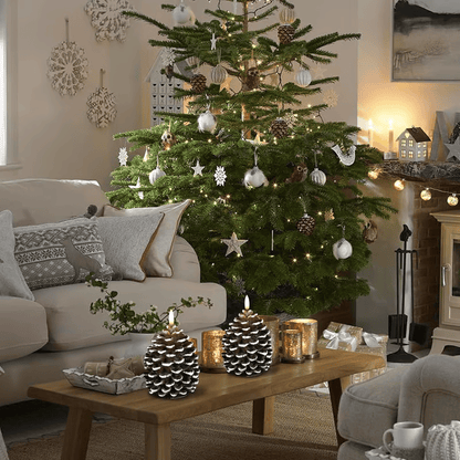 🎄Flameless Pinecone Candles Battery Operated