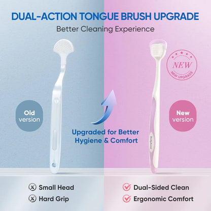 💥BodyAccel Tongue Cleaning Gel Band Brush👄