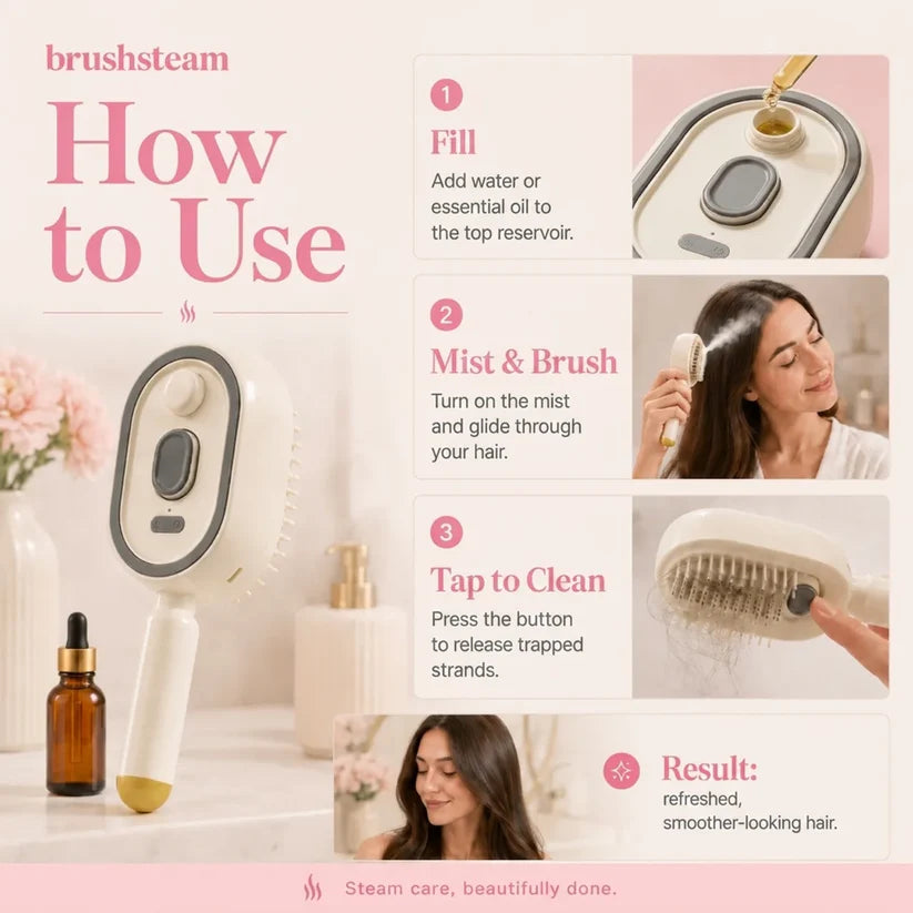 🔥Electric Spray Air Cushion Massage Comb--Faster and more effective home hair care tools