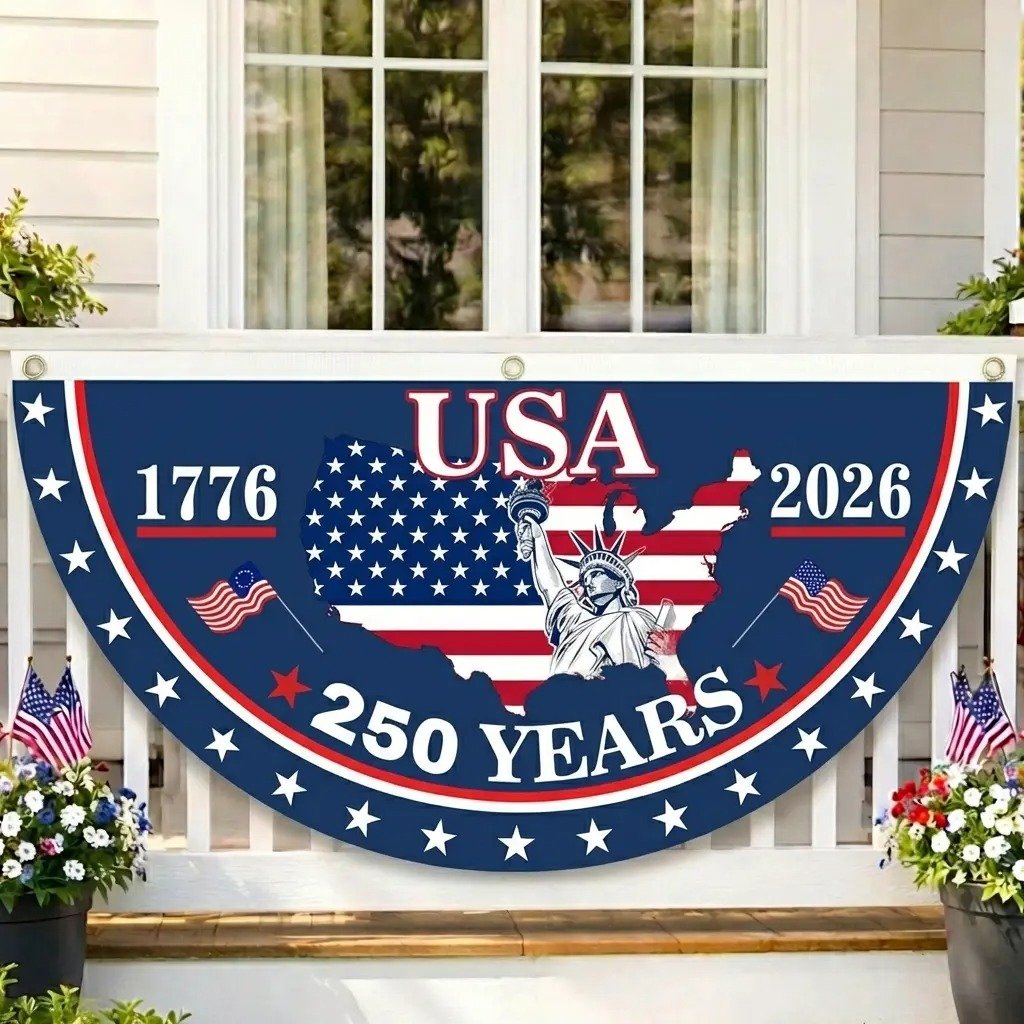 🗽🇺🇸 250th Anniversary USA Fan Flag – Limited Release