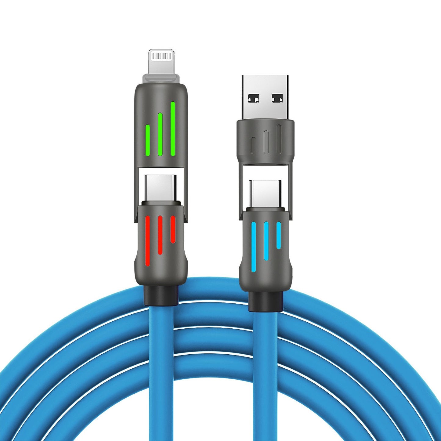 🔥Last Day 49% OFF🔥4-in-1 USB Charging Cable fast charging MAX 60w