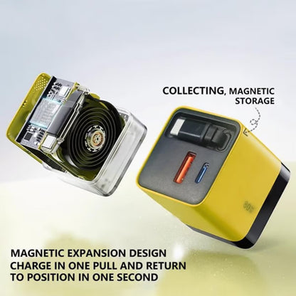 ⚡3 in 1 Charger Retractable 80W MAX Fast