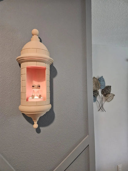 Puerto Rican Garita Wall Coqui Lamp (Color-Adjustable Lighting with Coqui Sound Control)